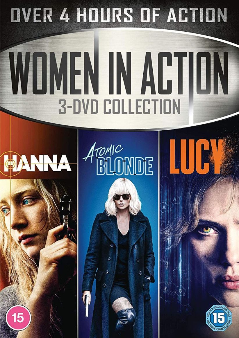 Women In Action Triple (Lucy/Hanna/Atomic Blonde) on DVD