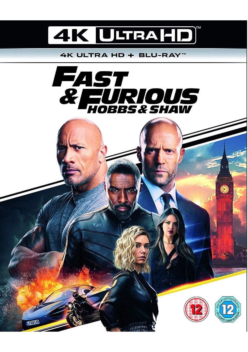 Fast & Furious Presents Hobbs & Shaw (4K Ultra-HD + Blu-ray) on 4K UHD