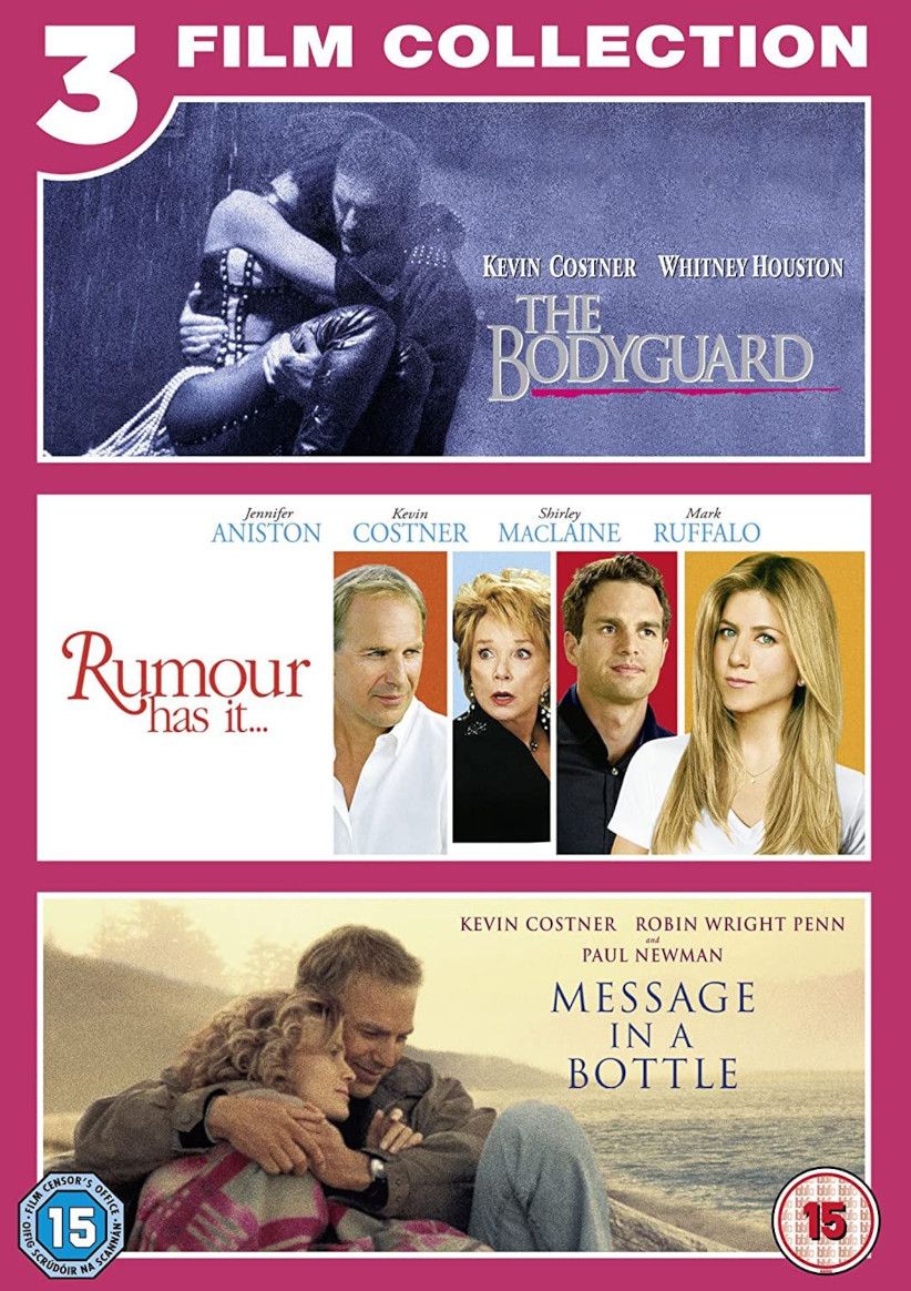 The Bodyguard/Rumour Has It/Message In A Bottle: (3 Film Collection) on DVD