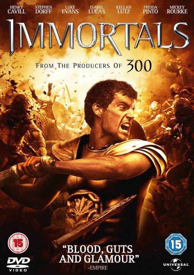 Immortals on DVD