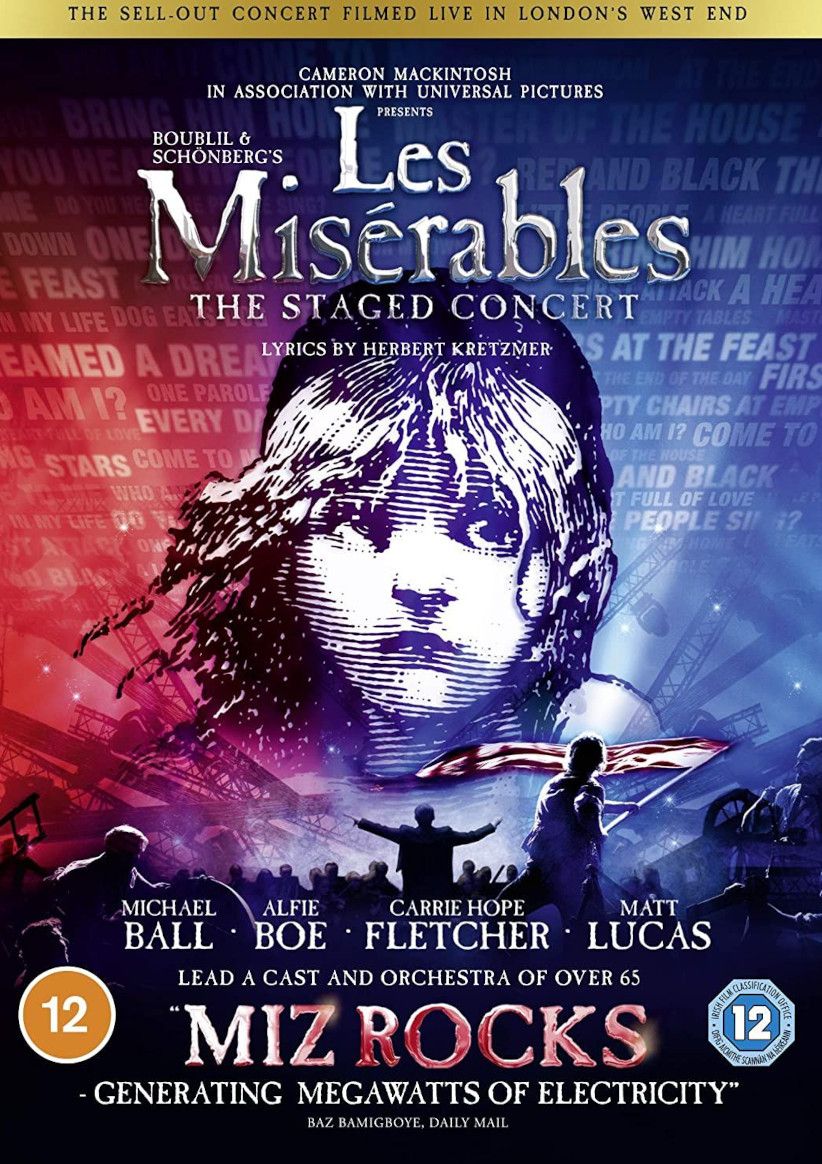 Les Misérables: The Staged Concert on DVD