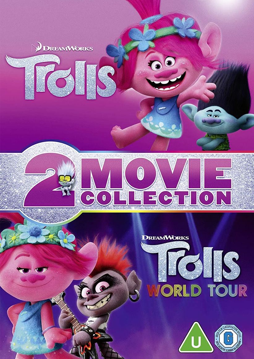 Trolls & Trolls World Tour Double Pack on DVD