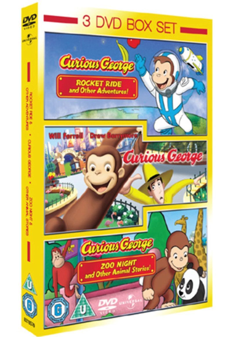 Curious George Vol 1/Vol 2/Curious George The Movie on DVD