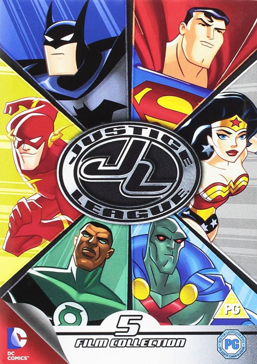 Justice League: Animated Film Collection (5 film) on DVD
