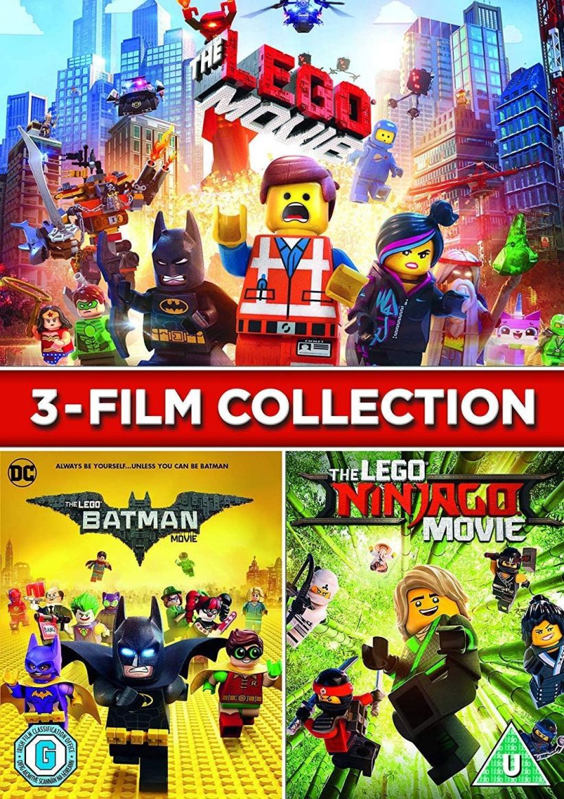 LEGO: 3 Film Collection (LEGO Movie/LEGO Batman Movie/LEGO Ninjago Movie) on DVD