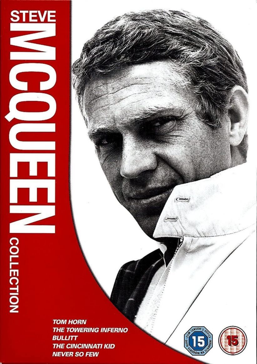 Steve McQueen Collection (Tom Horn/Towering Inferno/Bullitt/The Cincinatti/Never So Few) on DVD