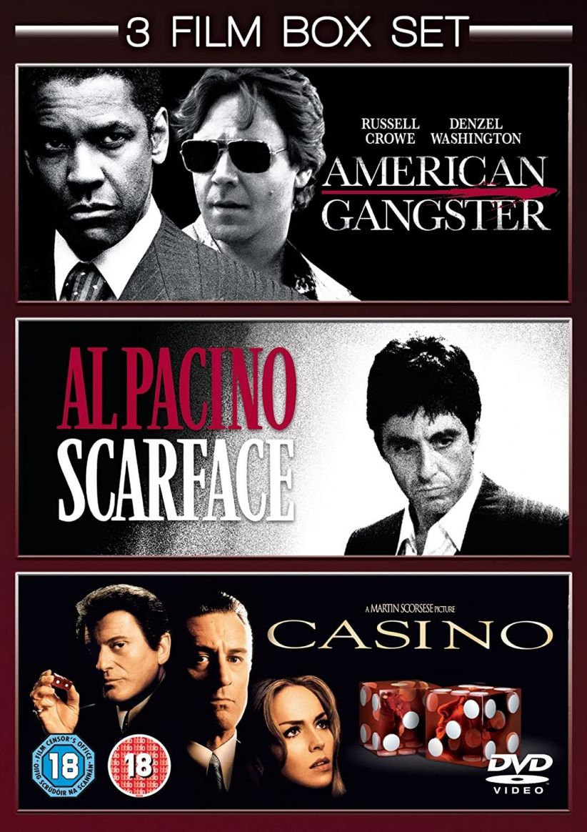 Scarface / Casino / American Gangster on DVD