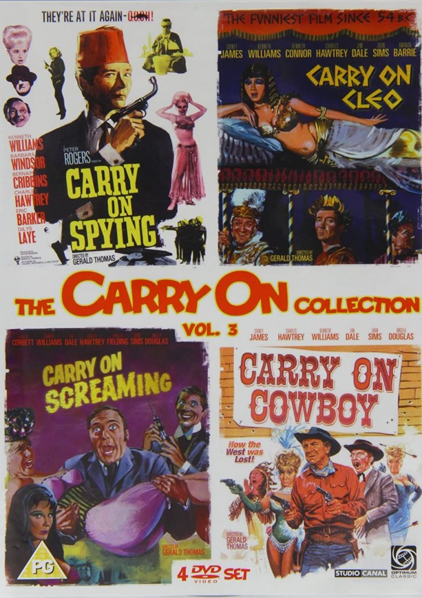 Carry On Collection Vol.3 (Spying / Cleo / Screaming / Cowboy) on DVD