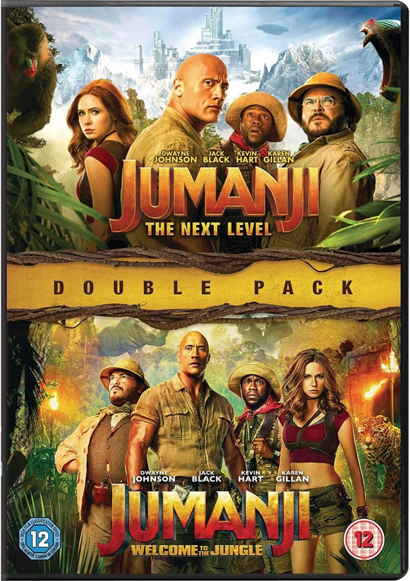 Jumanji: The Next Level & Welcome To The Jungle on DVD