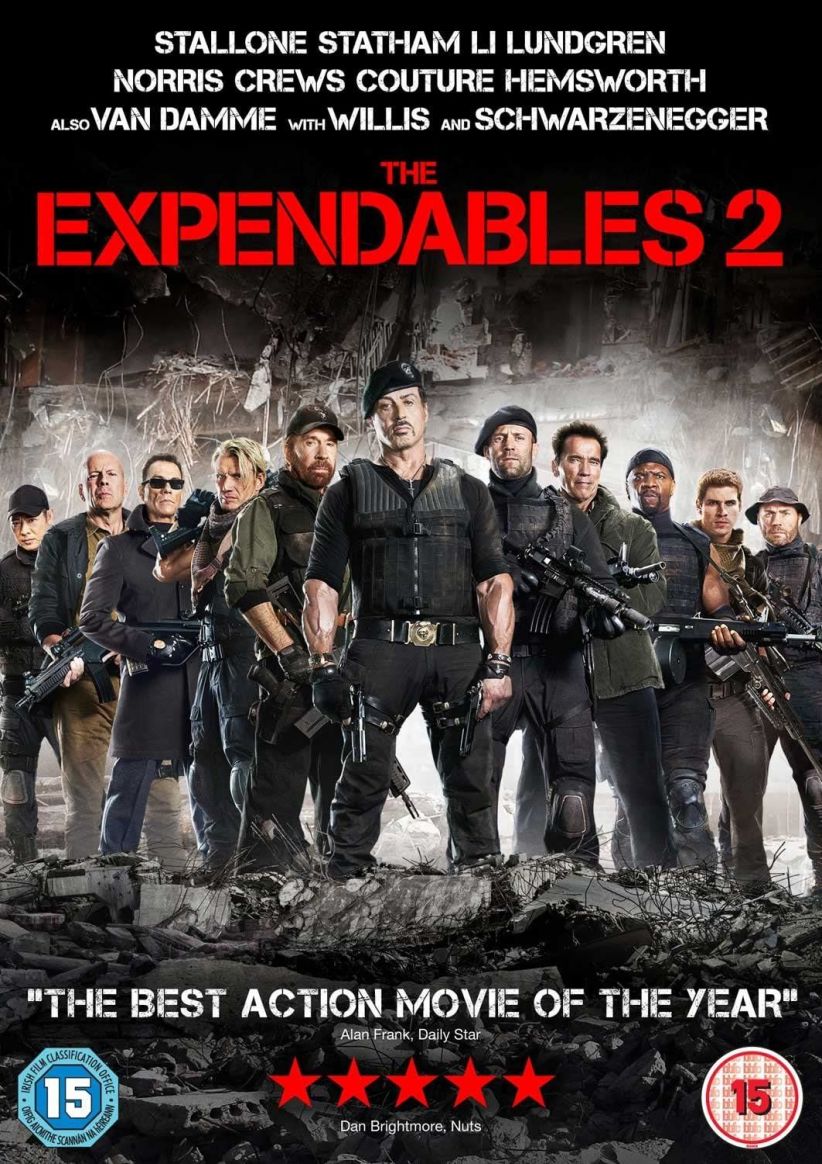 The Expendables 2 on DVD