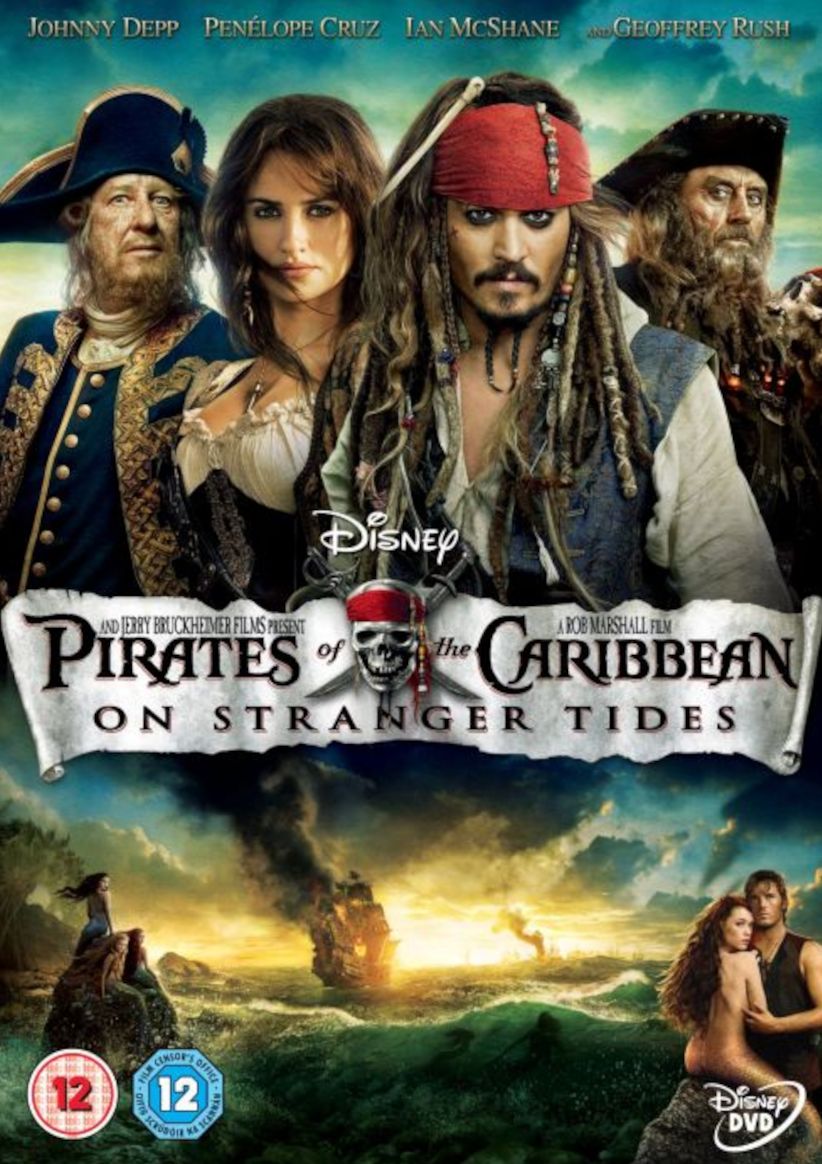Pirates of the Caribbean on DVD