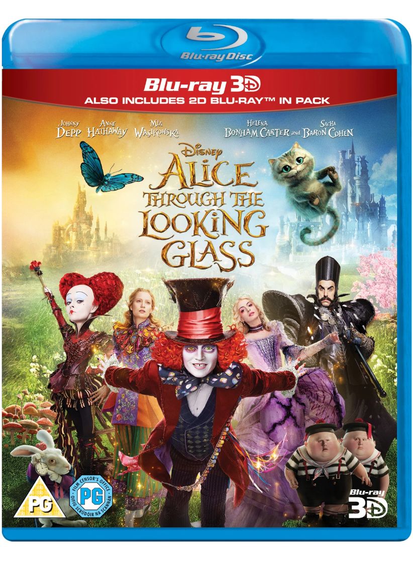 Alice Through The Looking Glass (3D) on Blu-ray