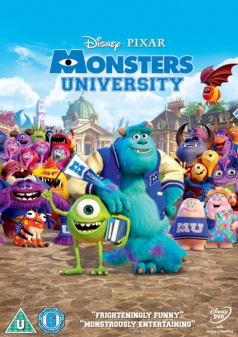 Monsters University on DVD