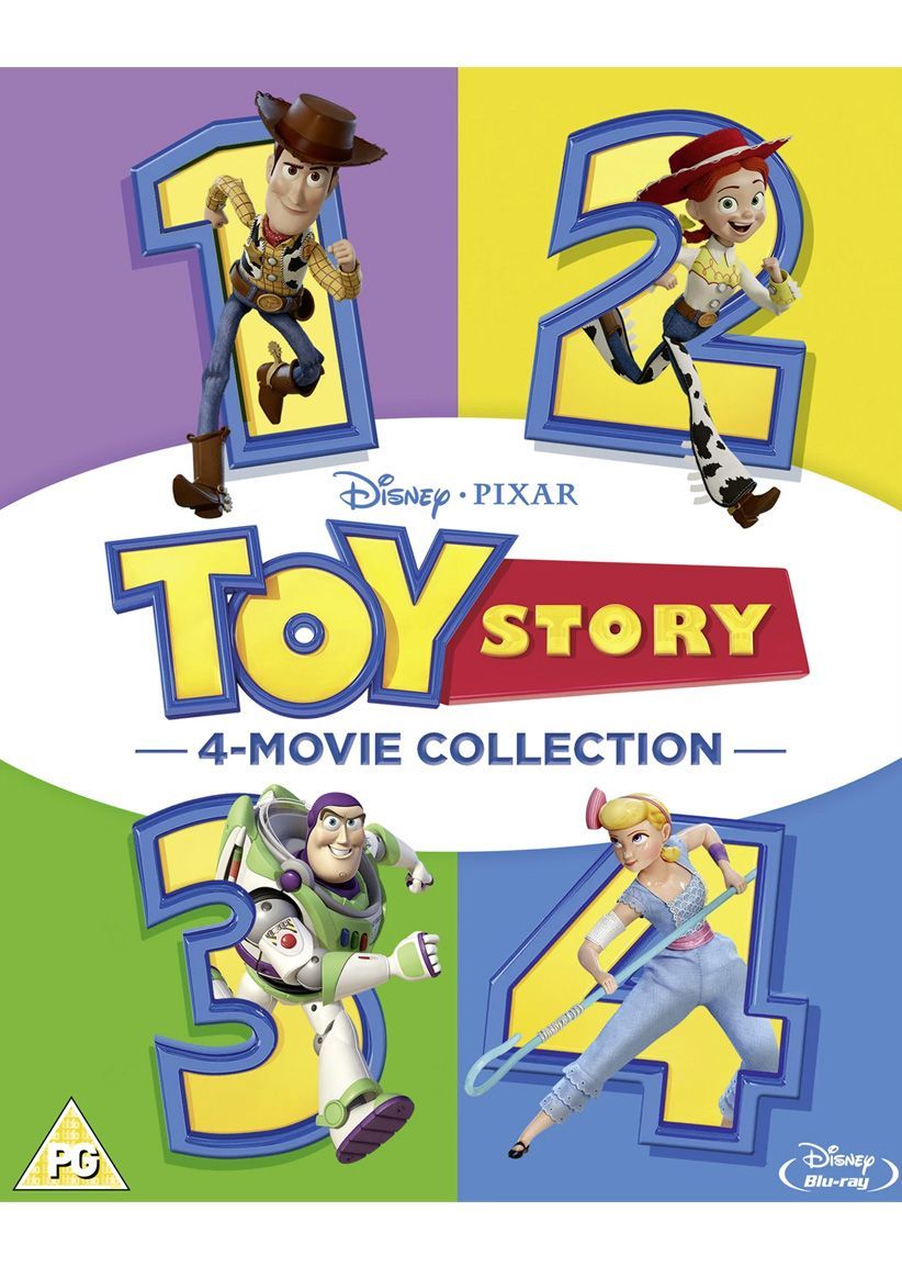 Disney & Pixar's Toy Story 1-4 Boxset on Blu-ray