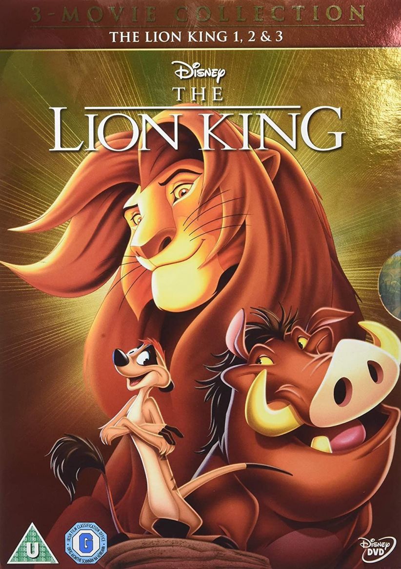 The Lion King 1-3 on DVD