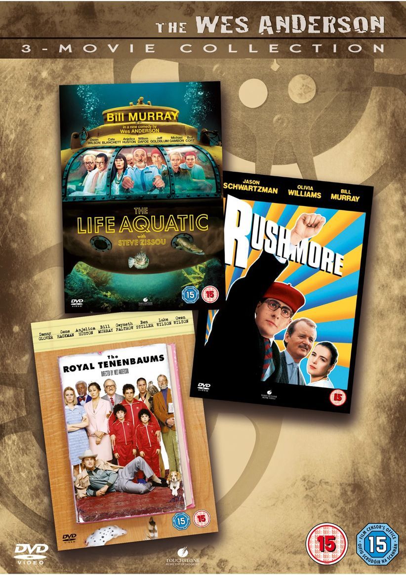 The Wes Anderson 3 Movie Collection on DVD
