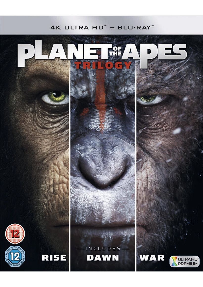 Planet of the Apes Trilogy (4k Ultra-HD + Blu-ray) on 4K UHD