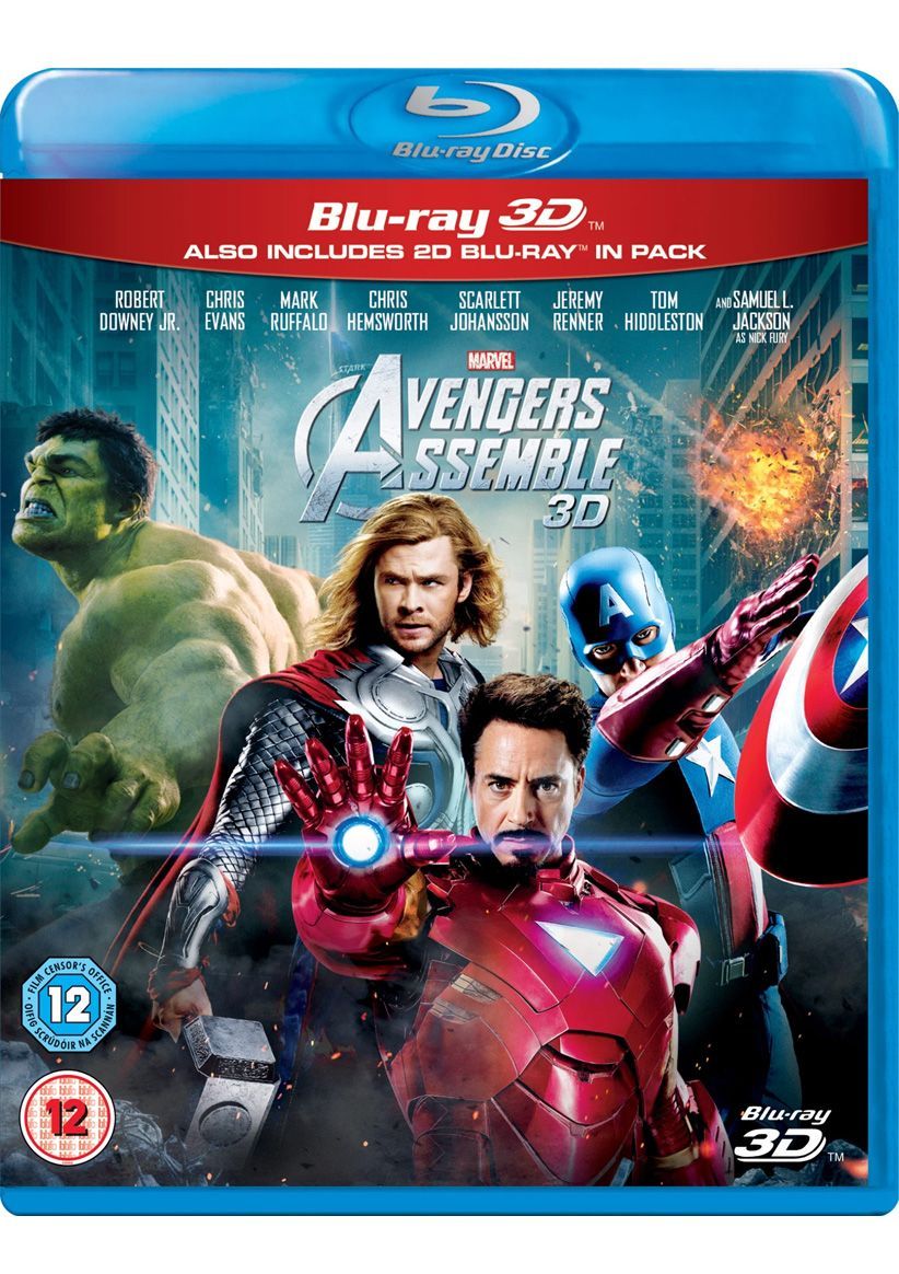 Marvel Avengers Assemble (3D) on Blu-ray