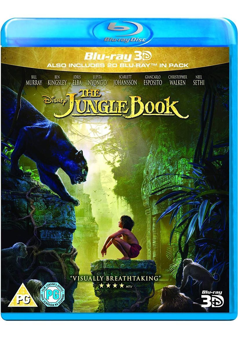 The Jungle Book (3D) on Blu-ray