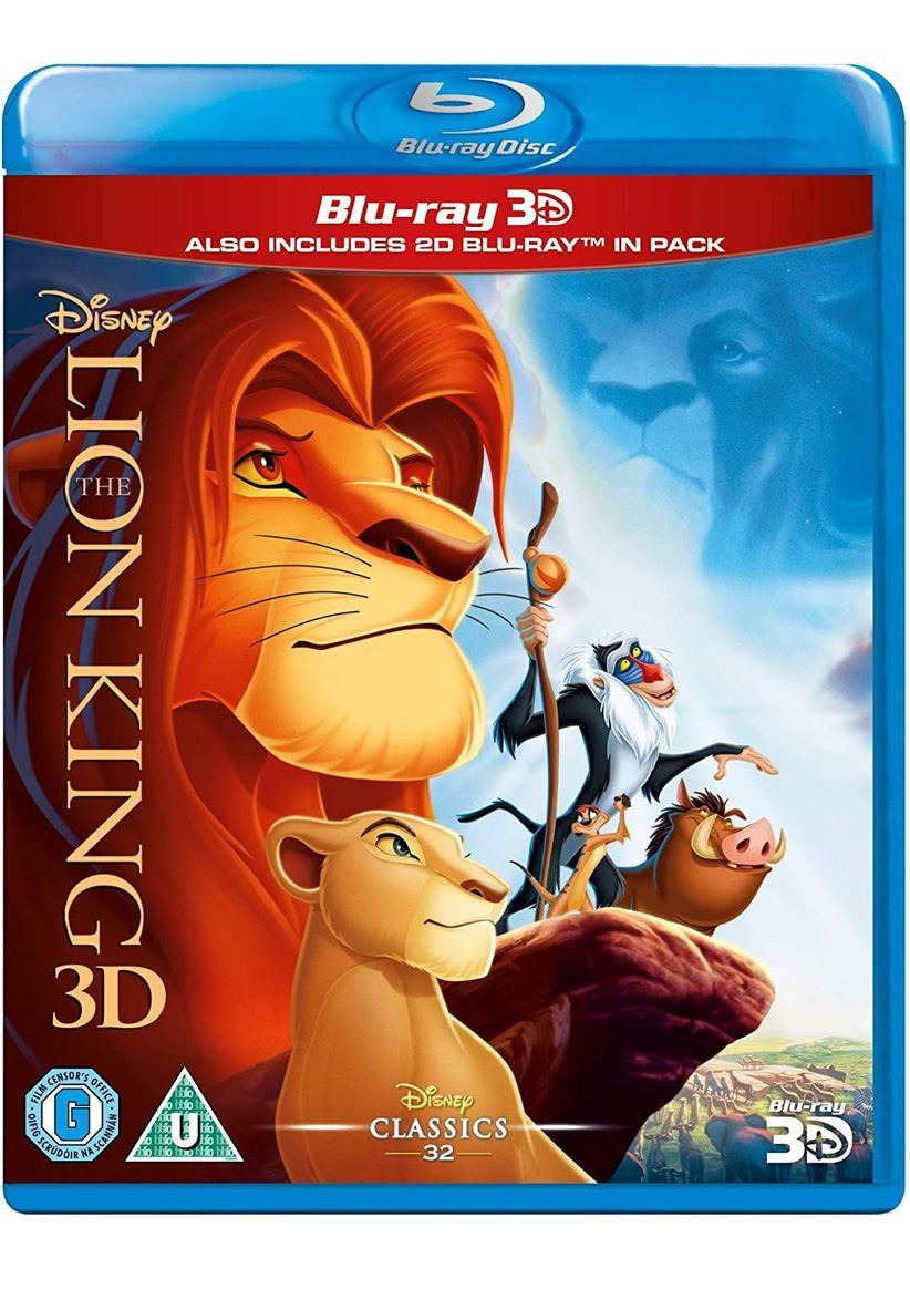 The Lion King (3D) on Blu-ray