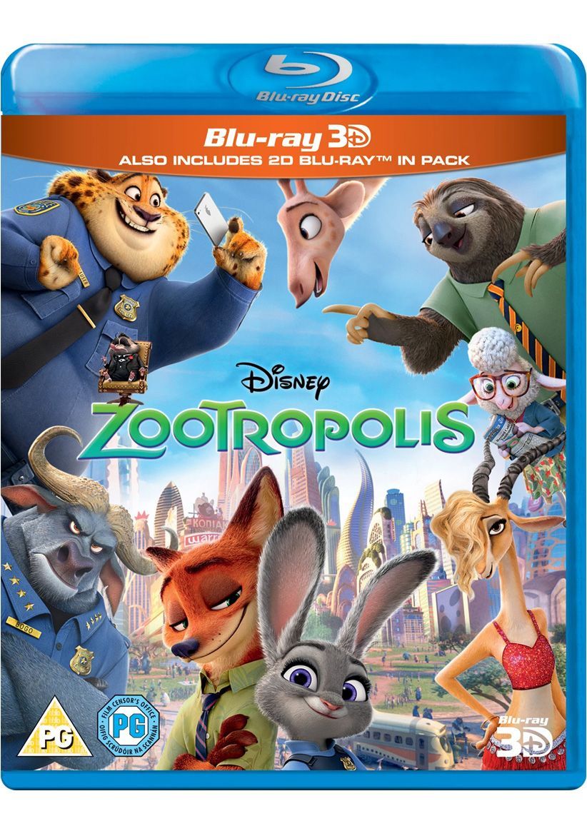 Zootropolis (3D) on Blu-ray