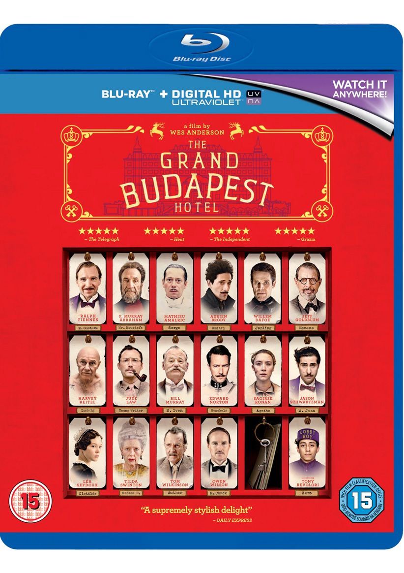 The Grand Budapest Hotel on Blu-ray