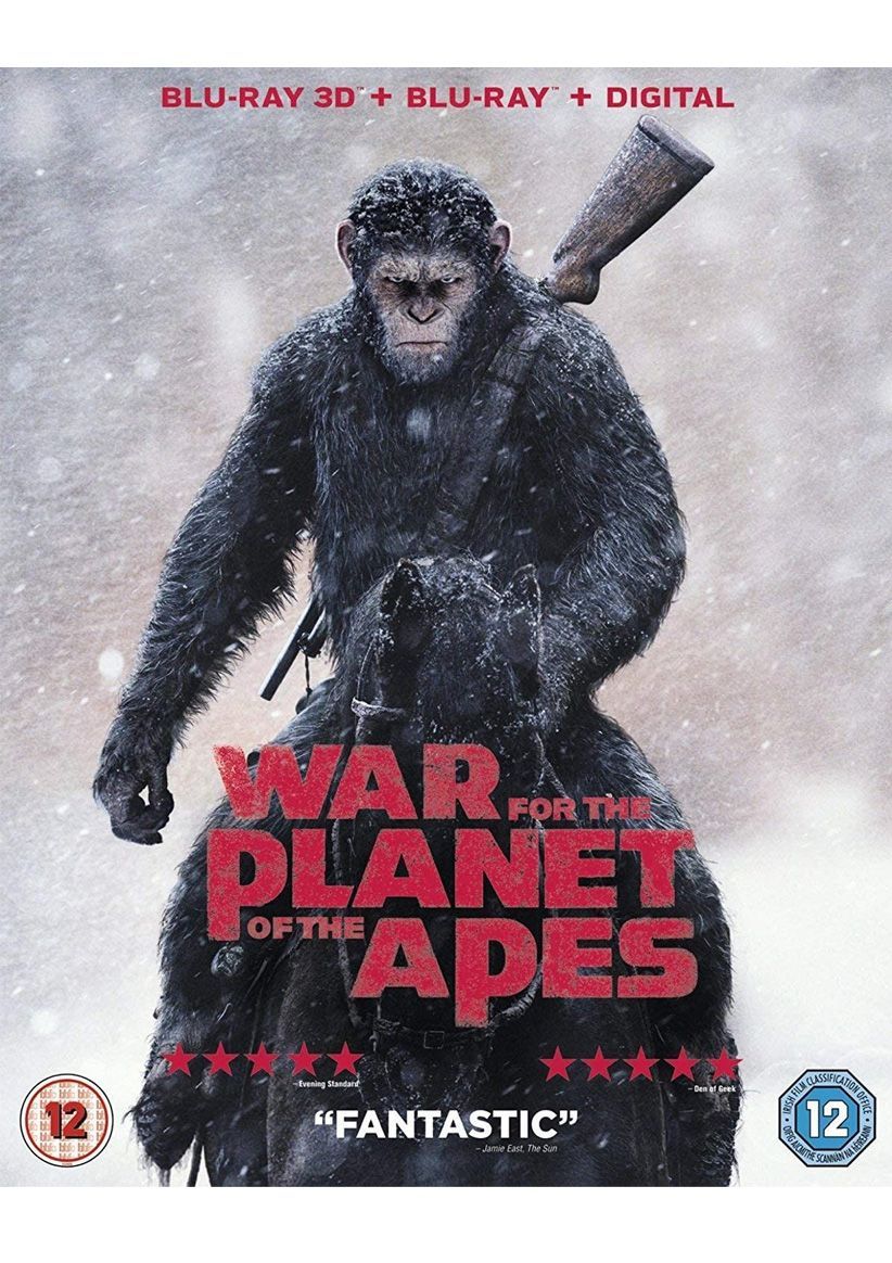 War For The Planet Of The Apes (3D) on Blu-ray