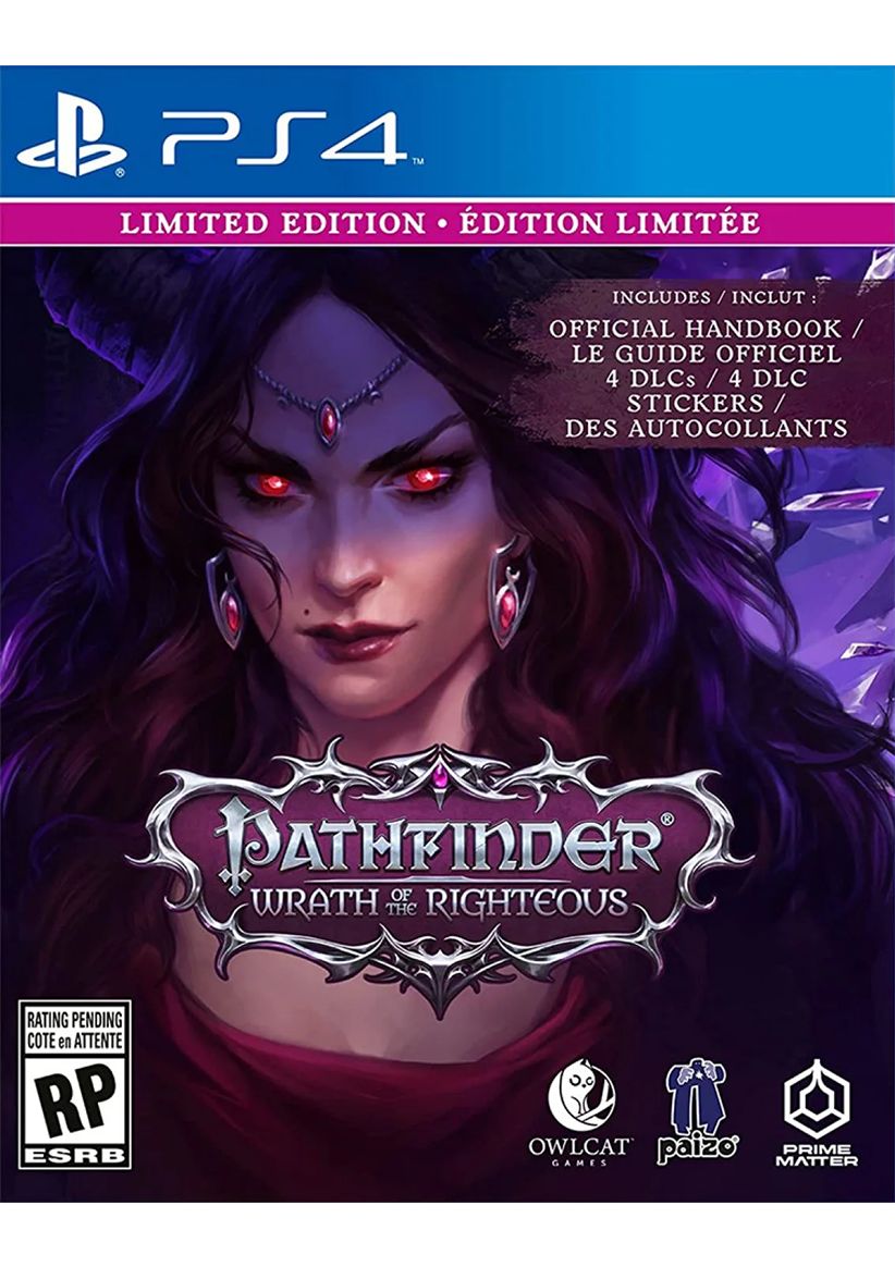 Pathfinder: Wrath of the Righteous - Limited Edition on PlayStation 4