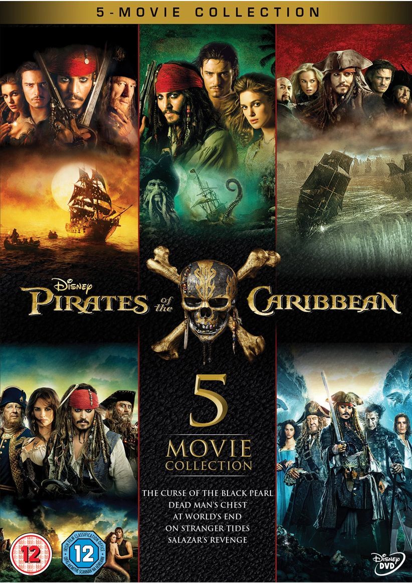 Pirates of the Caribbean 1-5 Boxset on DVD