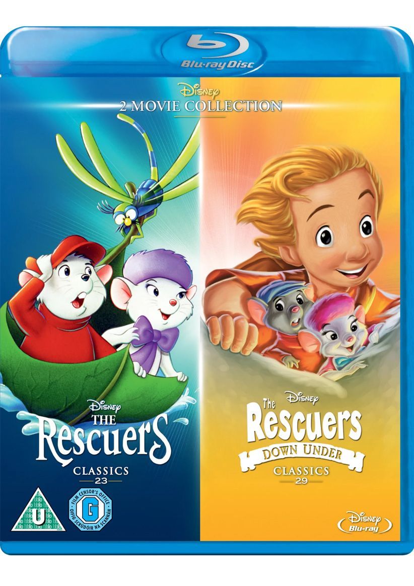 Rescuers & Rescuers Down Under on Blu-ray