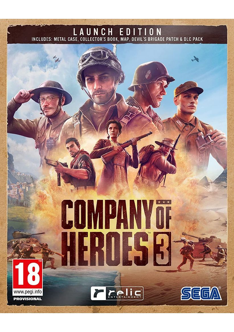 Company Of Heroes 3 Launch Edition With Metal Case on PC