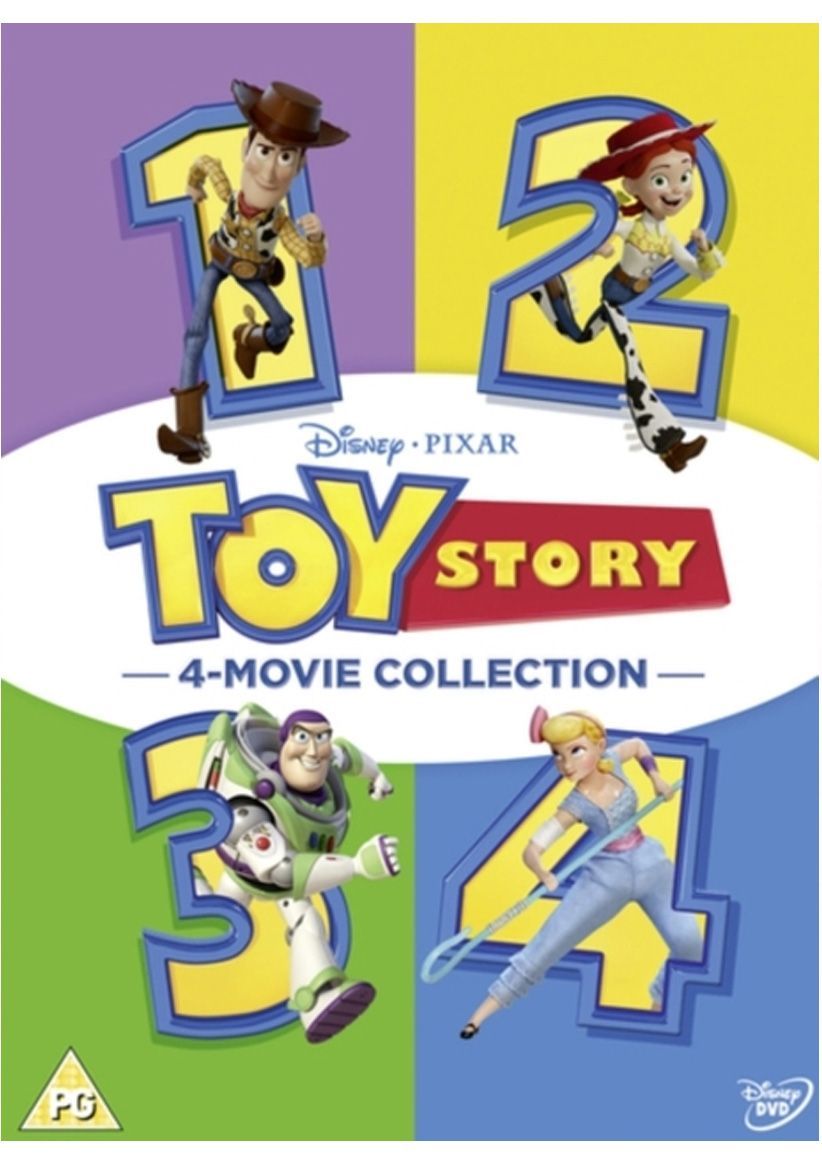 Disney & Pixar's Toy Story 1-4 Boxset on DVD