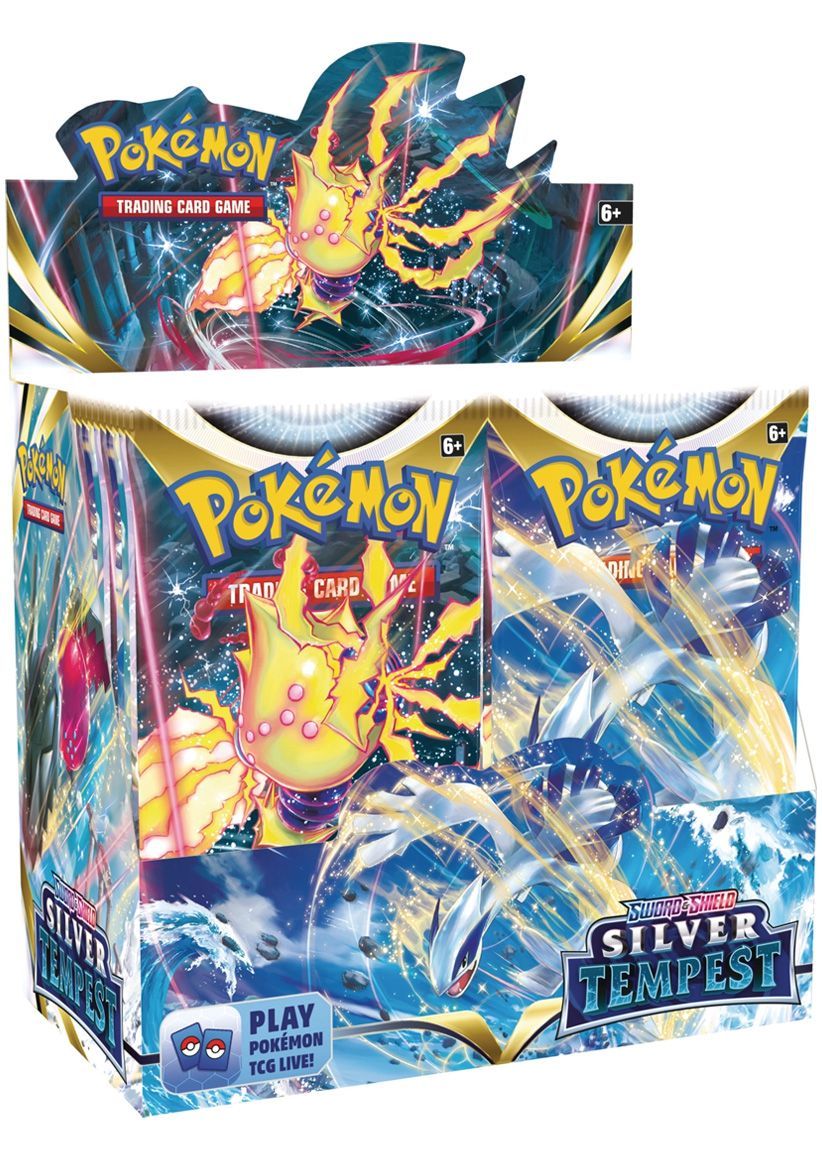Pokemon Silver Tempest Booster Box (36 Packs) on Trading Cards