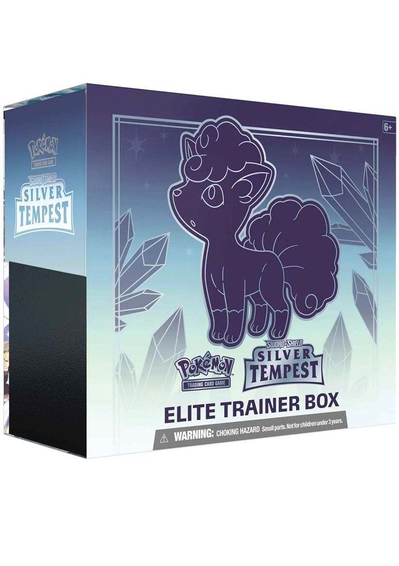 Pokemon Silver Tempest – Elite Trainer Box on Trading Cards