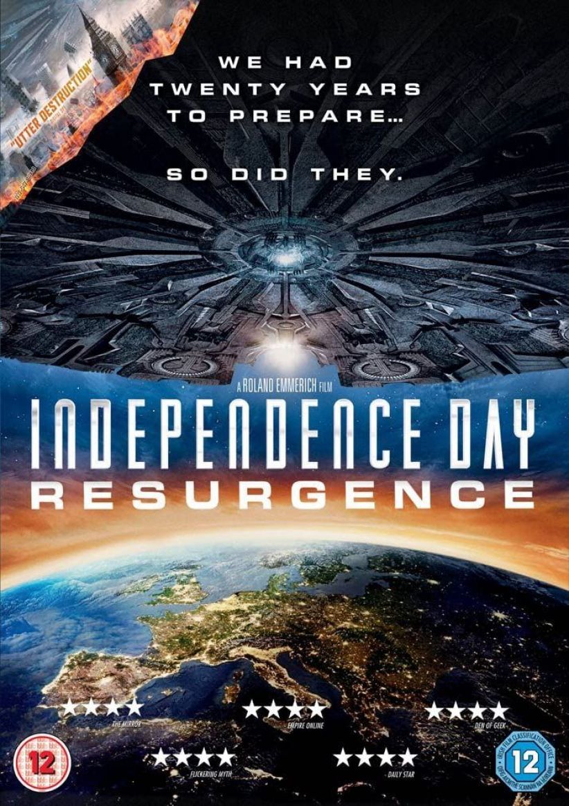 Independence Day: Resurgence on DVD