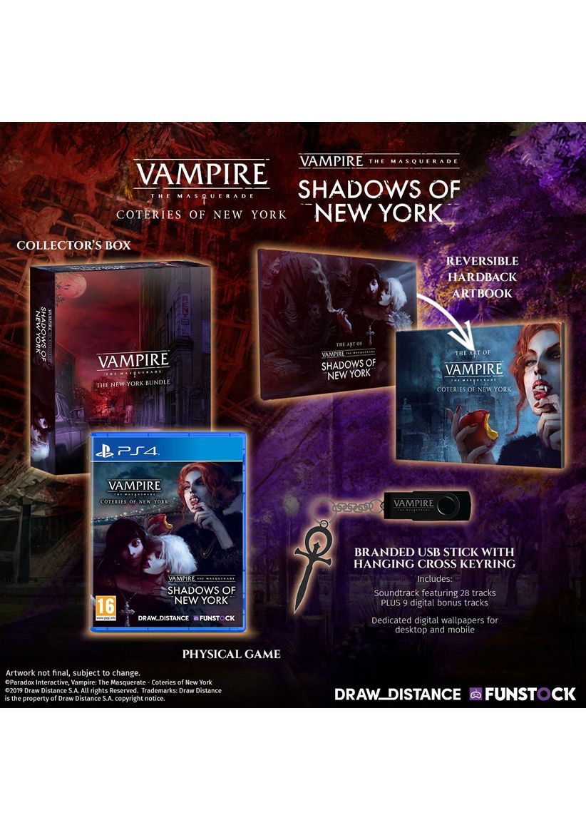 Vampire the Masquerade Coteries and Shadows of New York Collectors Edition on PlayStation 4