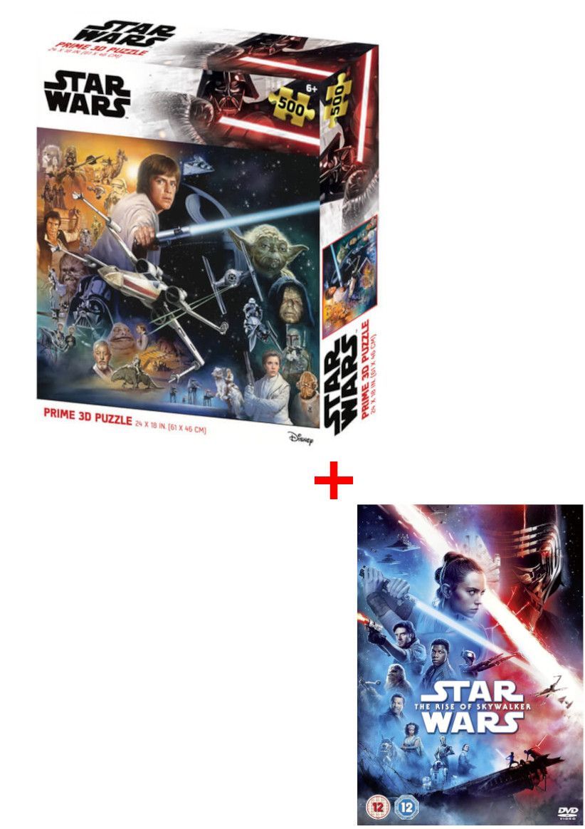 Star Wars Ensemble 500 Piece 3D Jigsaw + Star Wars: The Rise of Skywalker