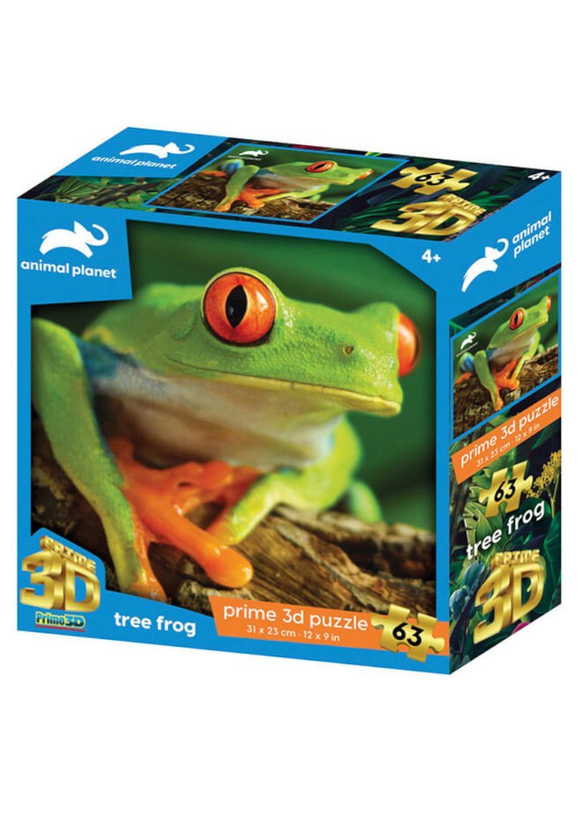 Tree Frog 63 Piece 3D Jigsaw Puzzle