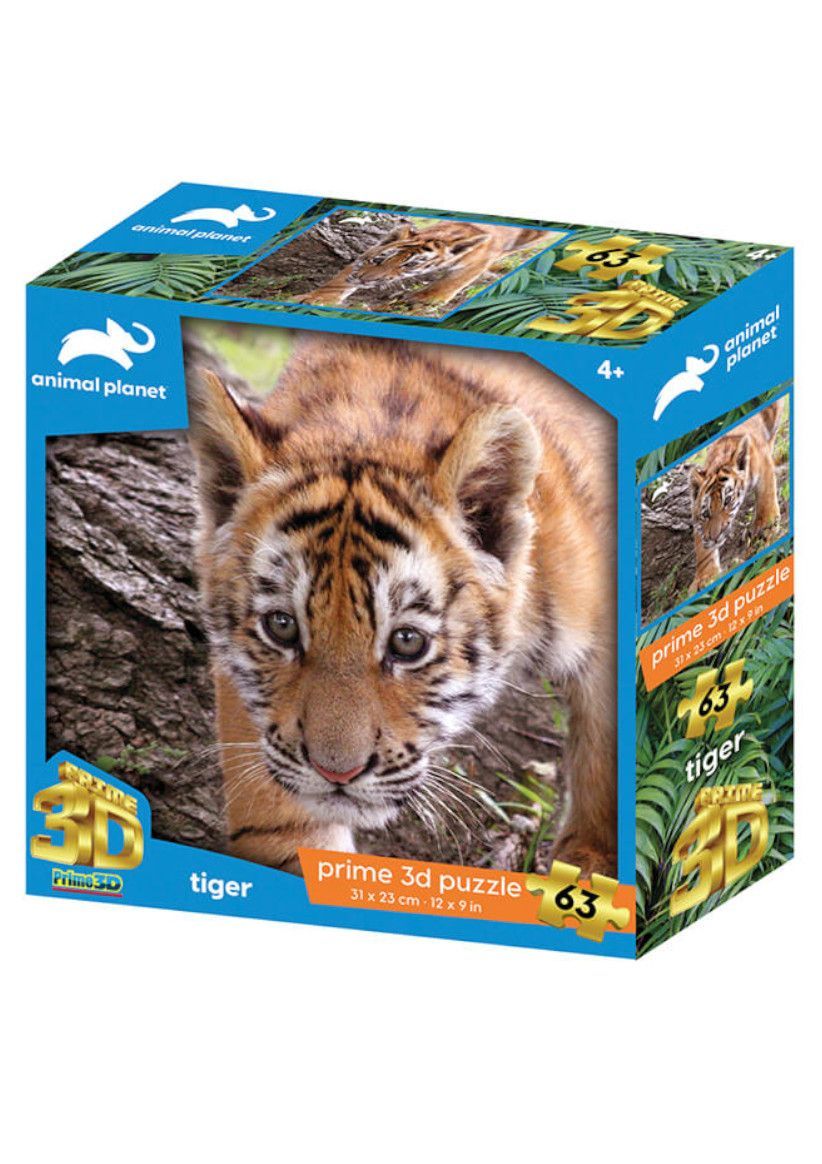 Tiger 63 Piece 3D Jigsaw Puzzle