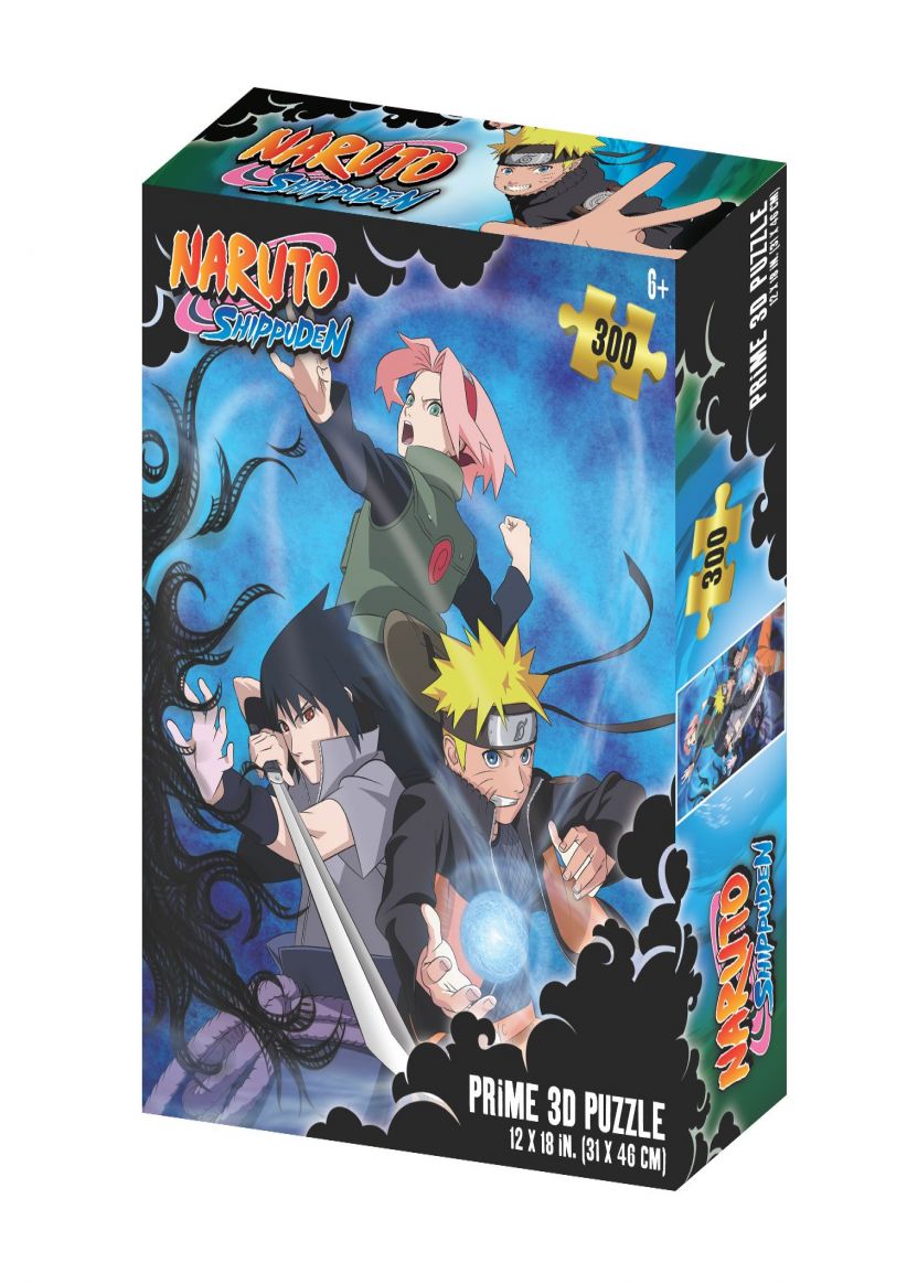 Naruto Team 7 300 Piece 3D Jigsaw Puzzle