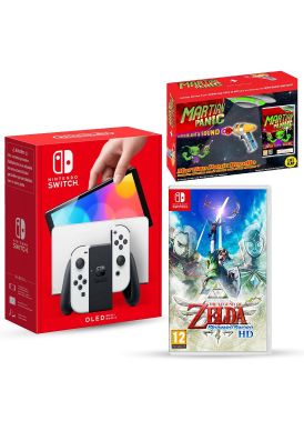 Nintendo Switch Console Zelda: Skyward Sword Bundle (White O... 