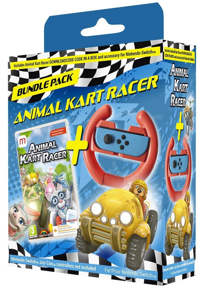 Animal Kart Racer Wheel Bundle on Nintendo Switch