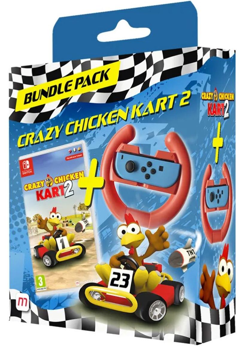Crazy Chicken Kart 2 Wheel Bundle on Nintendo Switch