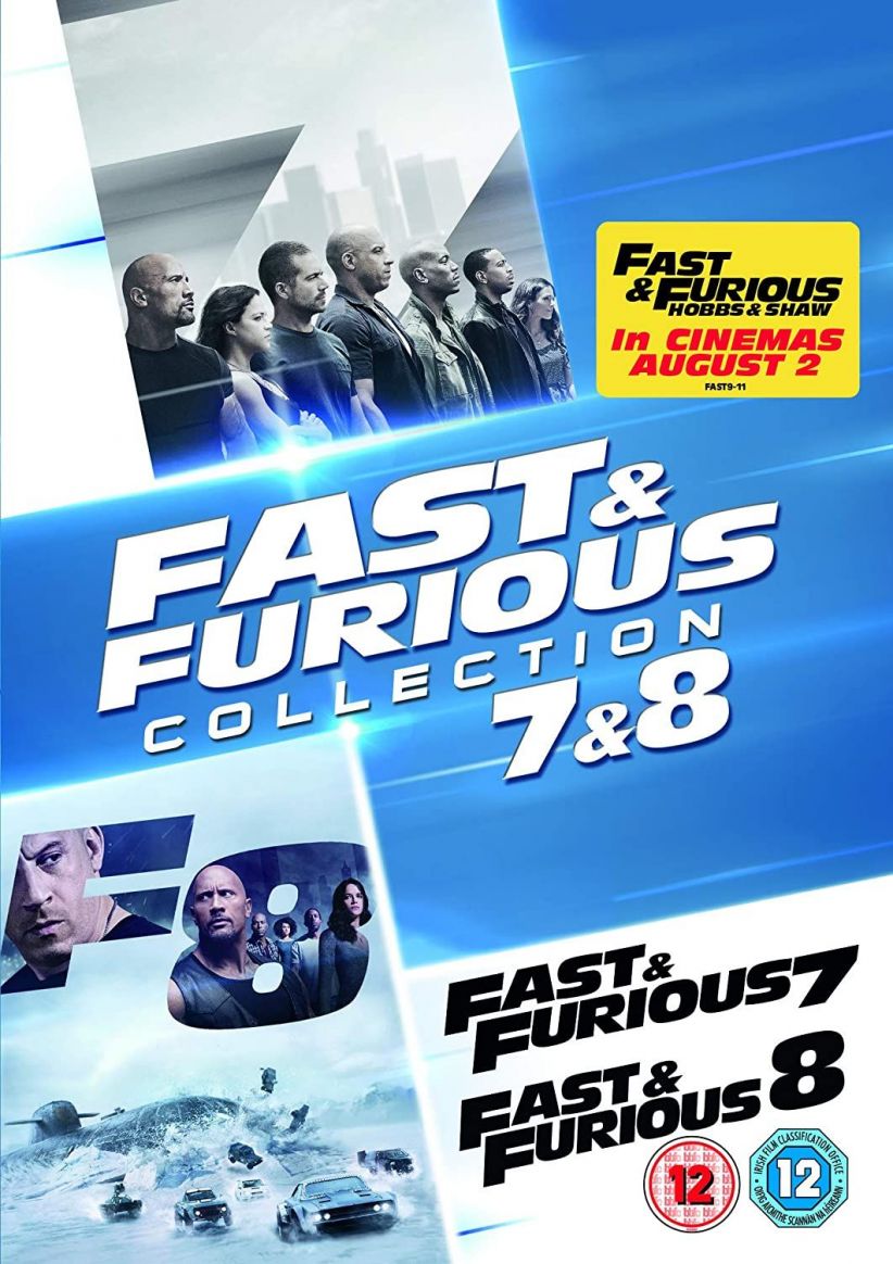 Fast & Furious 7 & 8 Collection on DVD