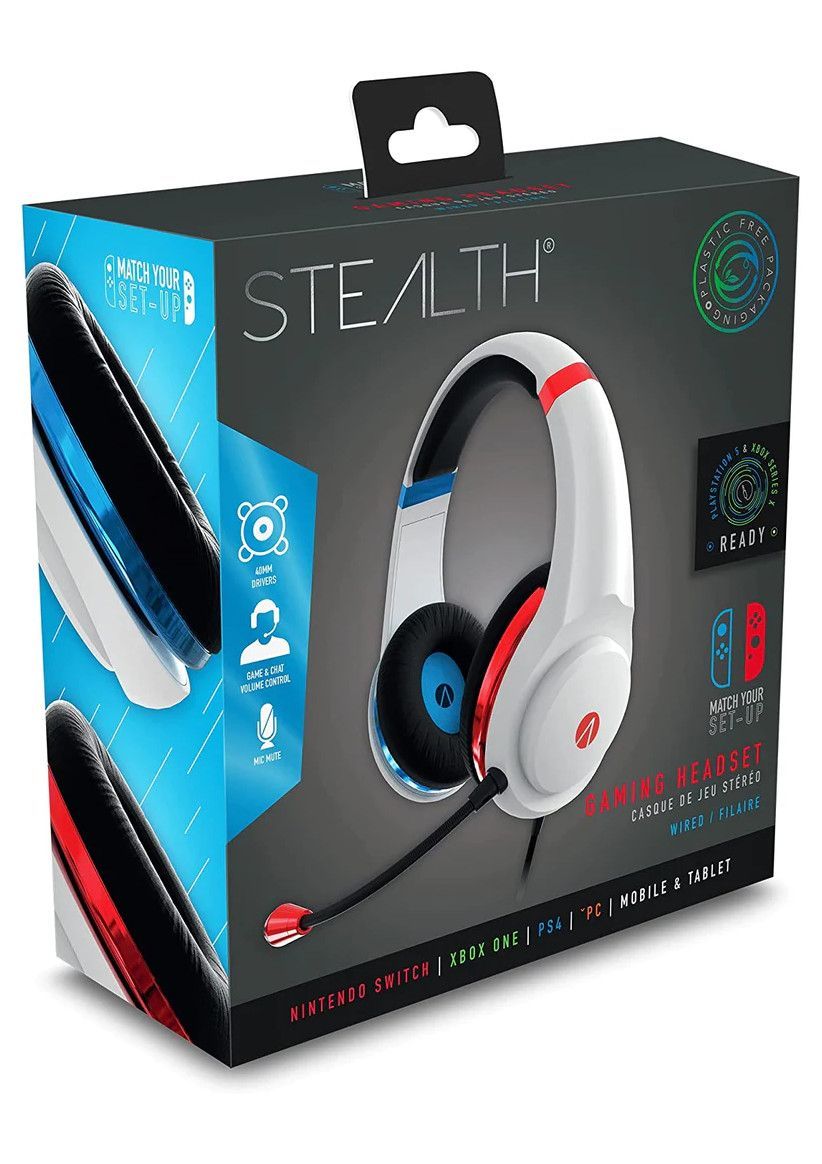 STEALTH XP-Match Your Set-Up Gaming Headset Blue/Red on Nintendo Switch