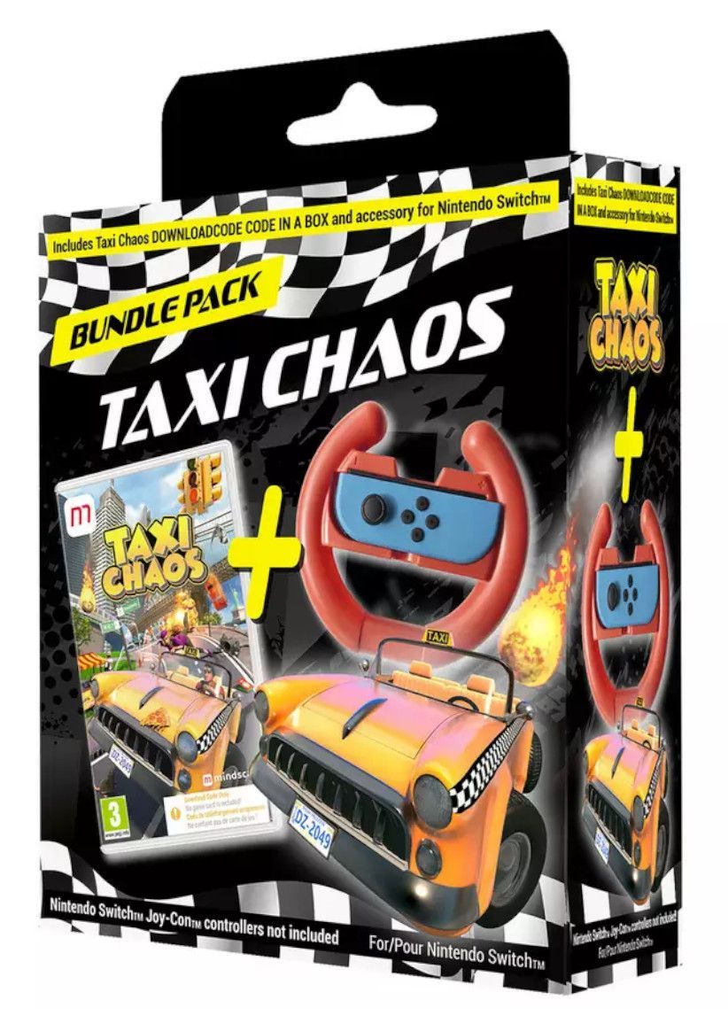Taxi Chaos Racing Wheel Bundle on Nintendo Switch