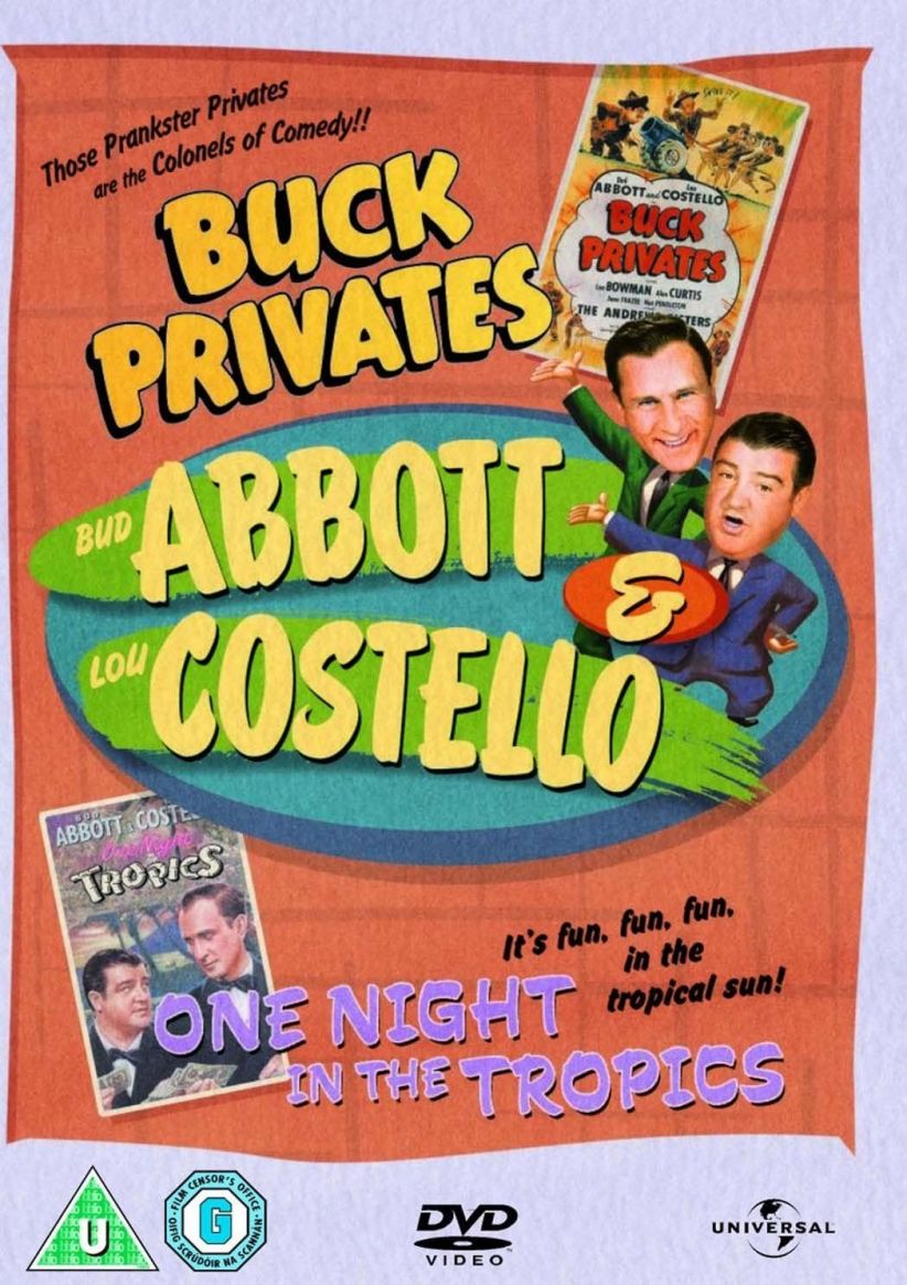 Abbott And Costello - Buck Privates/One Night in the Tropics on DVD