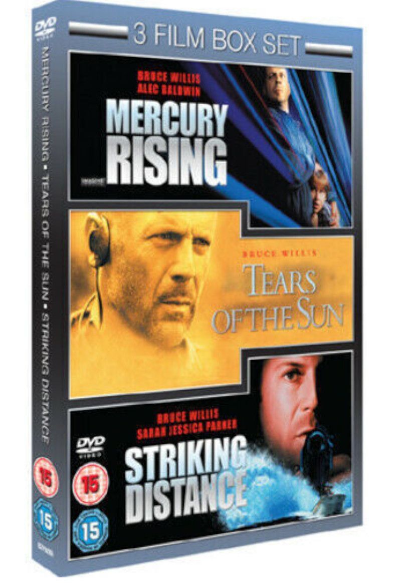 Tears Of The Sun/Striking Distance/Mercury Rising on DVD