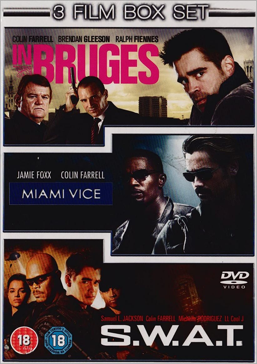 In Bruges/Miami Vice/S.W.A.T. on DVD