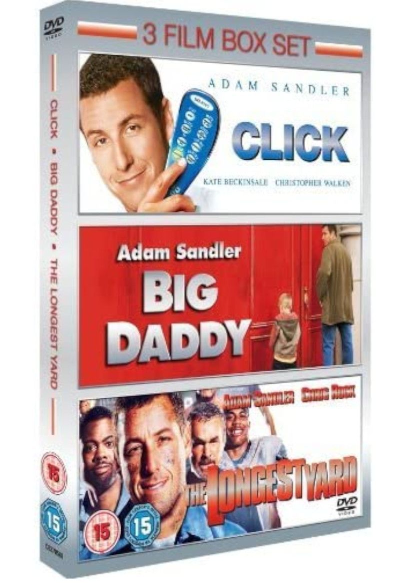 Longest Yard/Click/Big Daddy on DVD